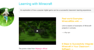 Learning with Minecraft on Tumblr